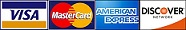 We accept all credit cards